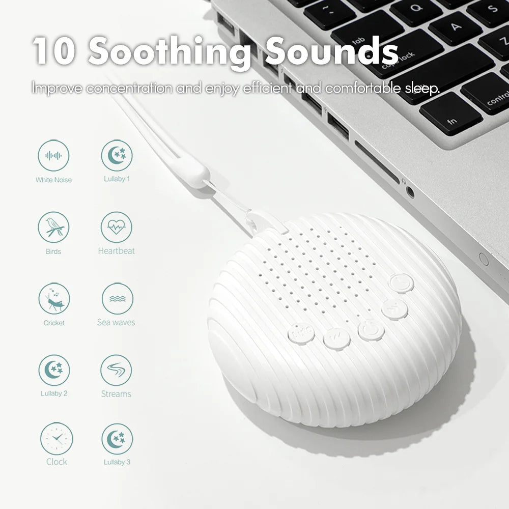 White Noise Sound Portable Baby Sleep Monitor